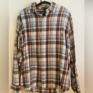 Eddie Bauer flannel. Size Large
